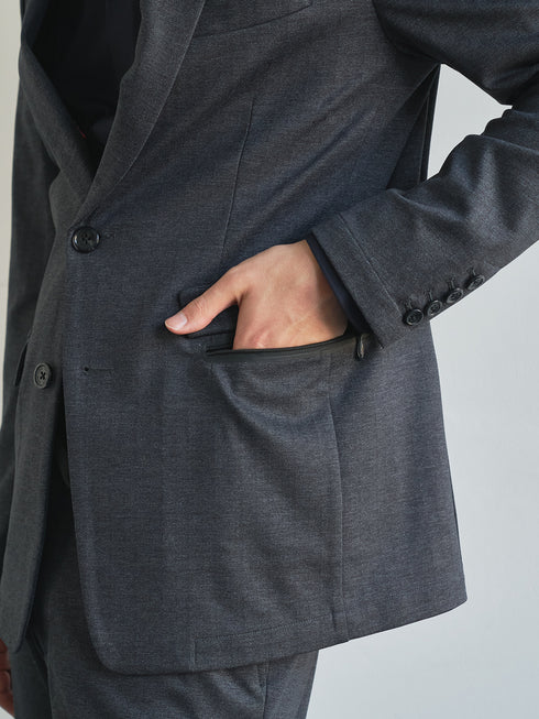 【TRANSITION】プリントポンチ2Bジャケット